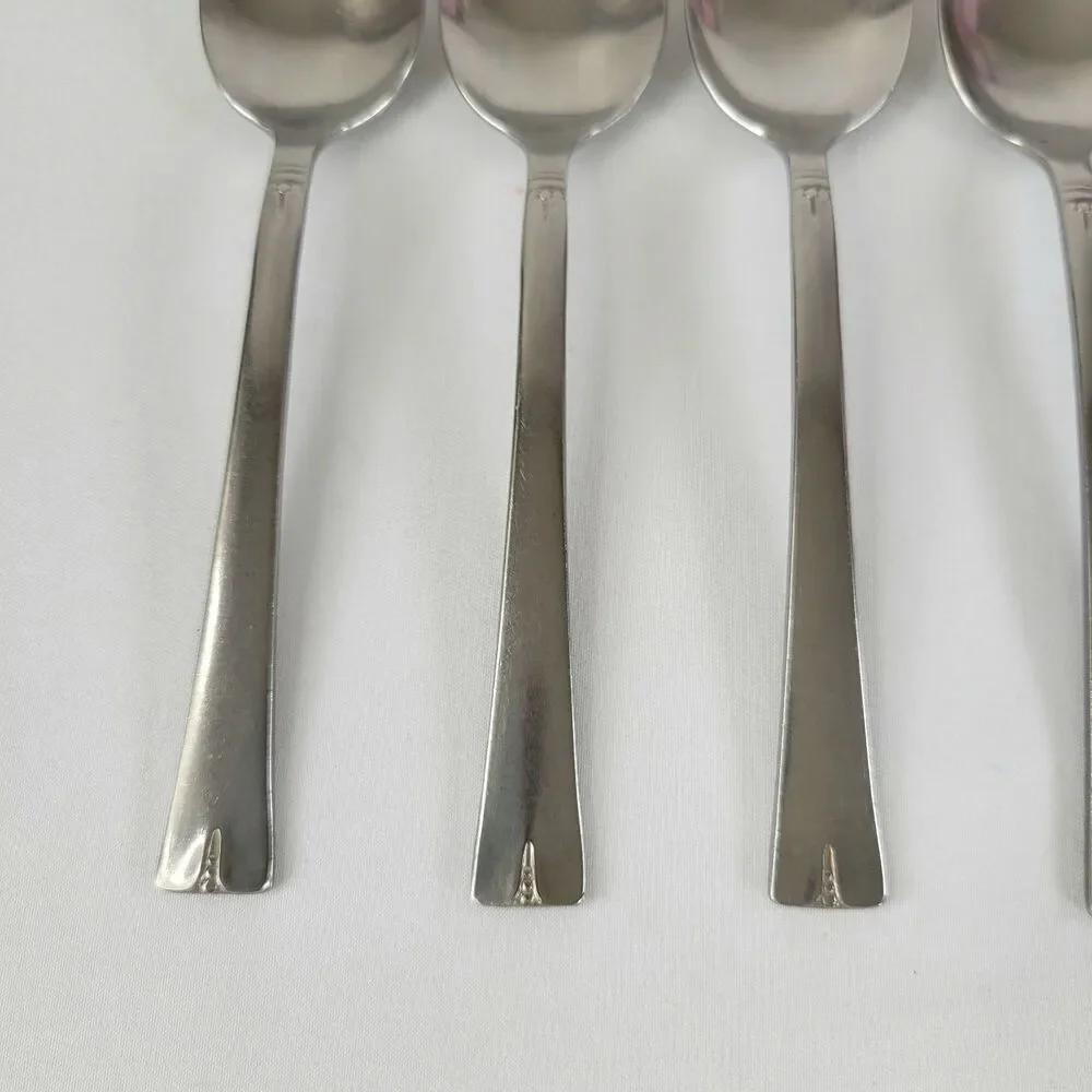 International Silver Rogers Grypsholm Stainless Flatware Set Of 5 Teaspoons 6